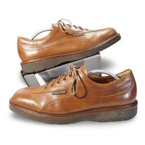 Mephisto Abel Goodyear Welt Bike Toe Oxfords Men's 11.5M Brown Leather